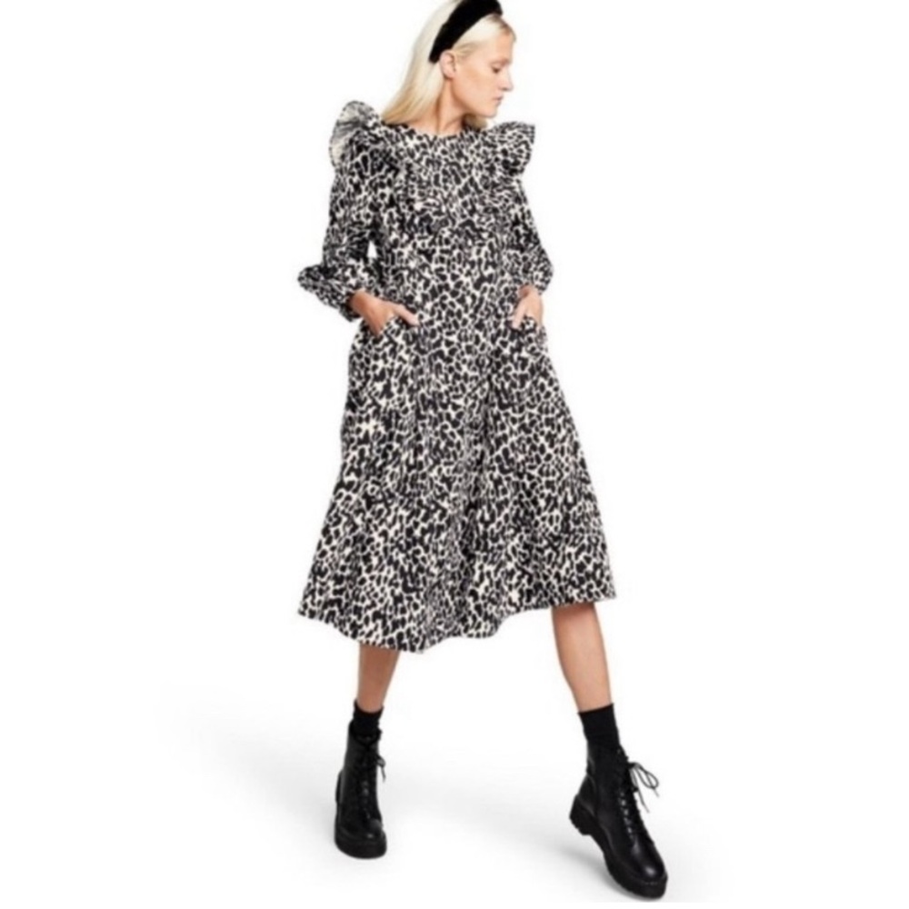 NWT Sandy Liang x Target Leopard Print Dress